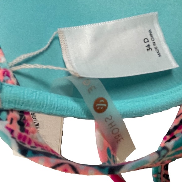 Shade & shore light lift size 34D Bikini Top NWT - Picture 4 of 7